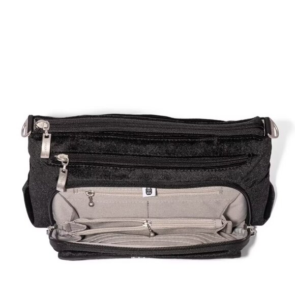 baggallini Black Velvet Original Everyday Bag/NWT - Picture 4 of 15